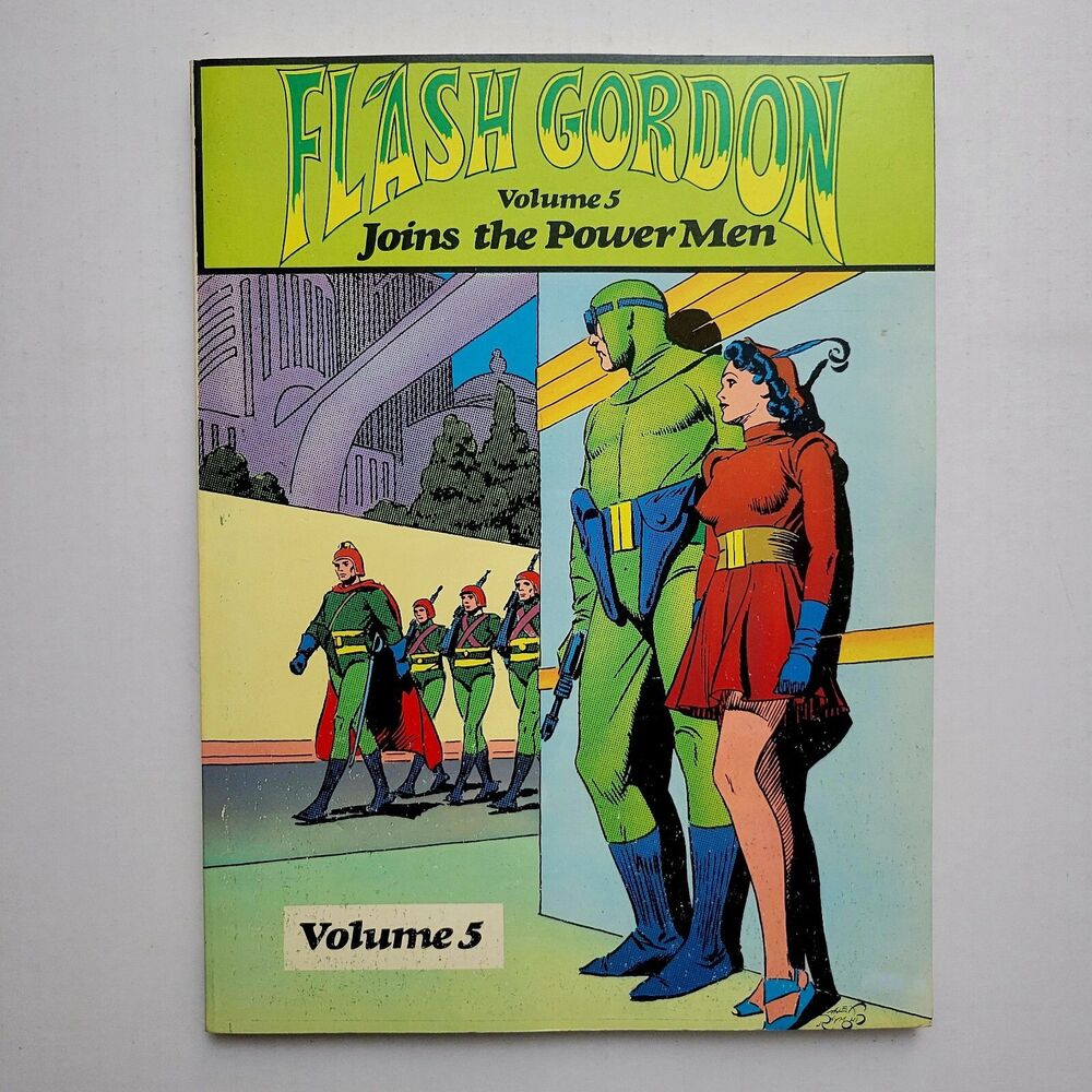 FLASH GORDON "Joins the Power Men" Vol.5 (Nostalgia 1978) Softcover 1st Print